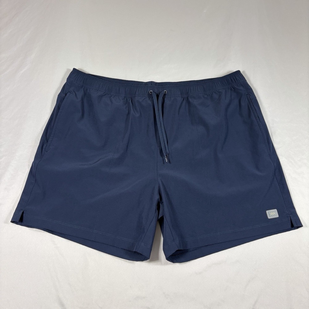 Rhone Men's R&R 6" Navy Blue Lined Trunks Size 2XL Stretch Performance Waist 38"